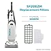 Simplicity Vacuums Genuine SF20EZM Filter Set with HEPA Media for Allergy Upright Vacuum Cleaner, S20EZM Replacement Filter Only