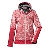 Killtec Mädchen kos 55 grls sftshll jckt Softshelljacke Outdoorjacke mit Kapuze, Koralle, 152 EU