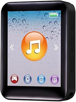 MP3 Portable HIFITF Card Stereo Video Playback Sound Recording USB Charging MP4 Office Music Player Black Machine Only, Black, Machine Only