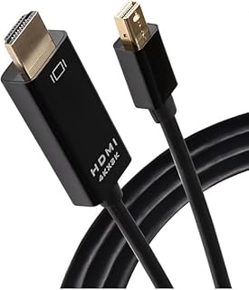 Mini-DisplayPort male to HDMI male Cable HD 1.5m/2k-4k