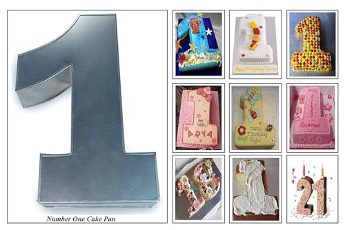 EURO TINS Small Number Wedding Birthday Anniversary Cake Baking Pan/Tin 10" X 8" (1)