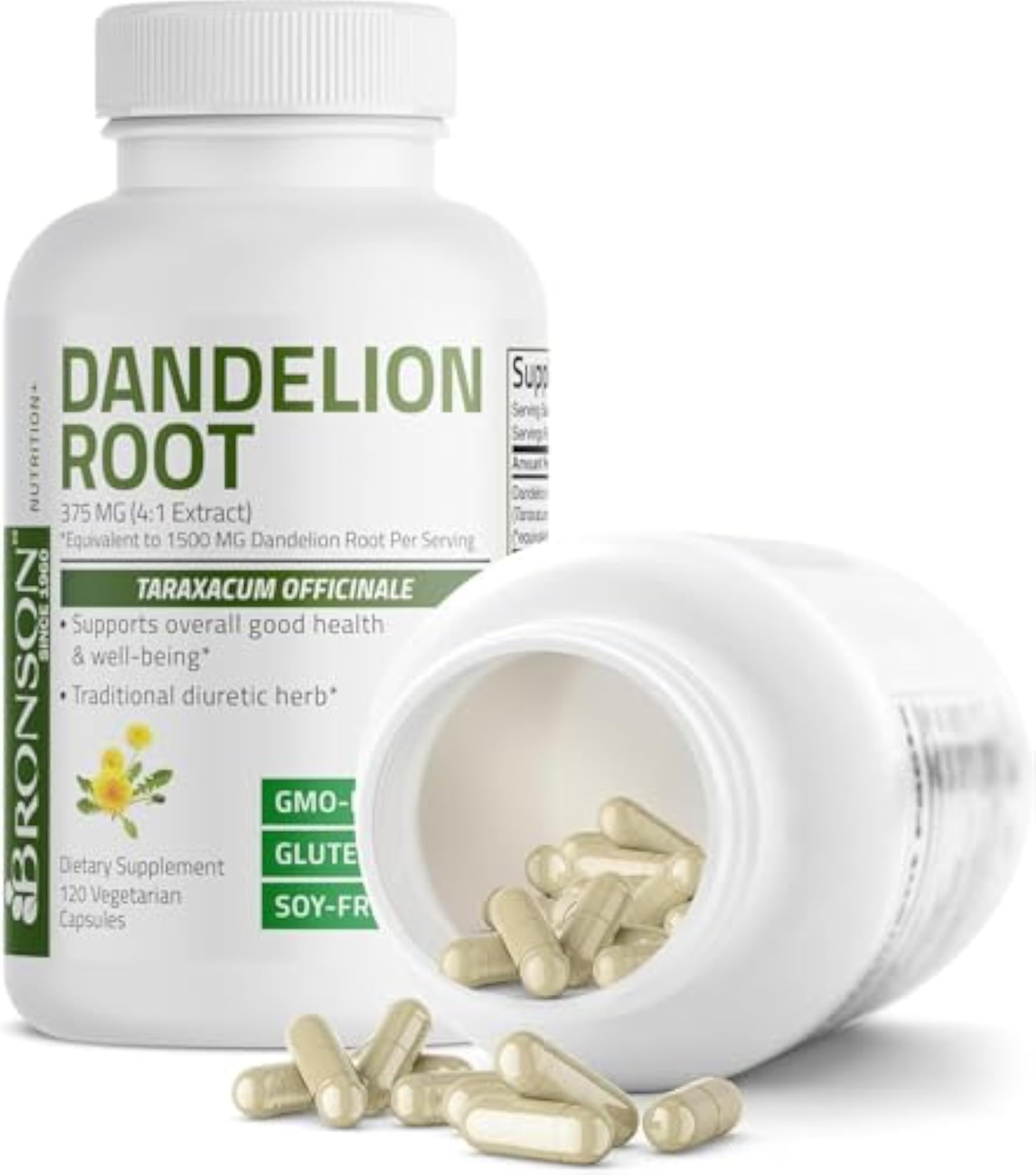 Dandelion Root High Potency Supplement, 120 Vegetarian Capsules