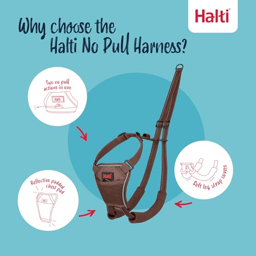 Image of Halti No Pull Dog Harness | Size M, Deep Walnut