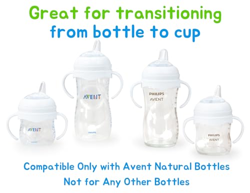 image for CHUBBIEE Sippy Cup Conversion Kit for Philips Avent Natural Baby Bottl