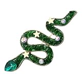 Photo Gallery garneck spilla serpente scultura del serpente feng shui peluche adesivi spilla decorativa per feste spilla versatile per accessori distintivi del risvolto spille di halloween lega green Photo Gallery garneck spilla serpente scultura del serpente feng shui peluche adesivi spilla decorativa per feste spilla versatile per accessori distintivi del risvolto spille di halloween lega green