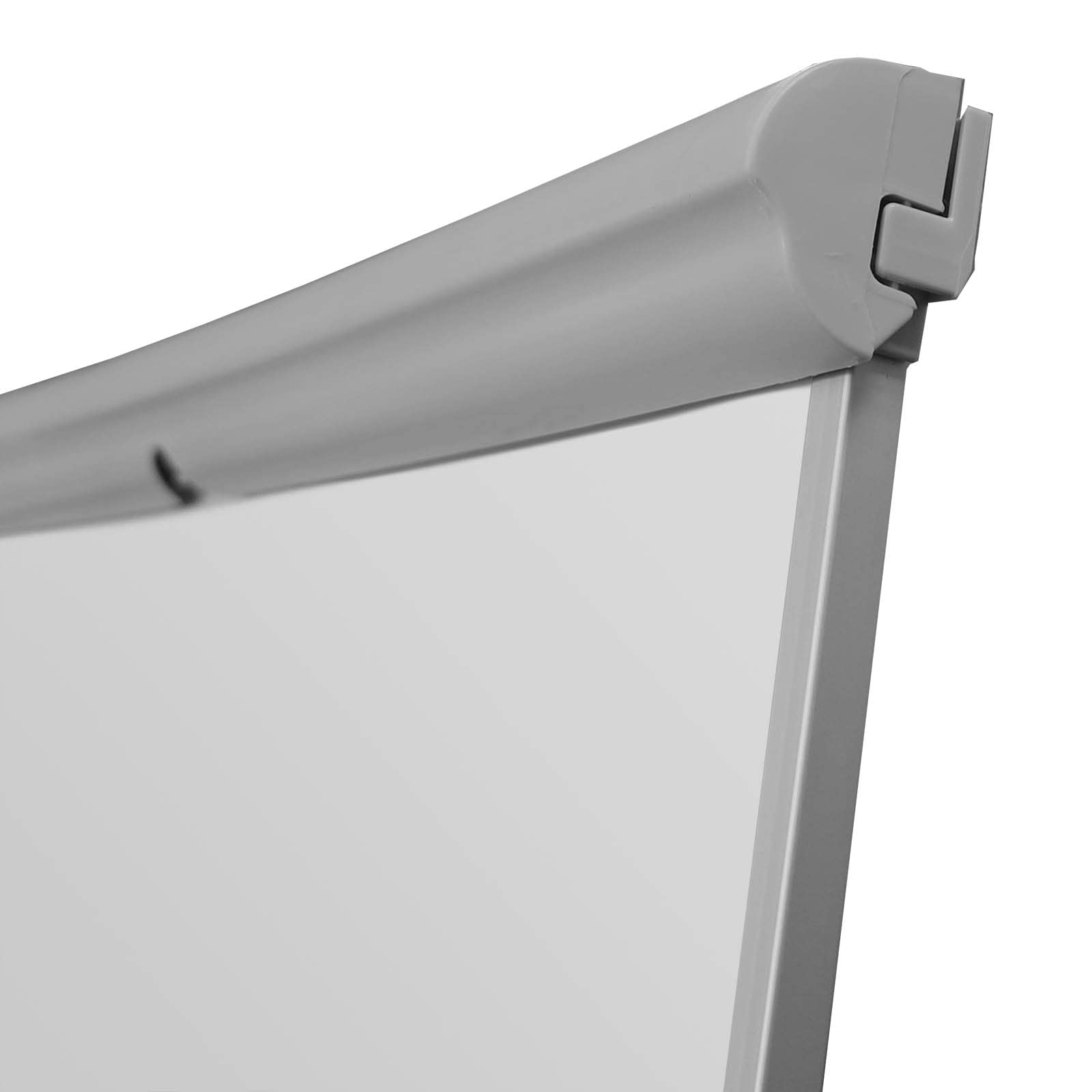 VISCOM® Chevalet de conférence avec trépied PIEDA – Flipchart magnétique utilisable avec ou sans papier – Chevalet de présentation statique – Sans bras extensibles