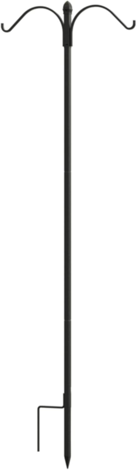 Panacea 84690 Double Shepherd's Hook Kit, Black, 7'