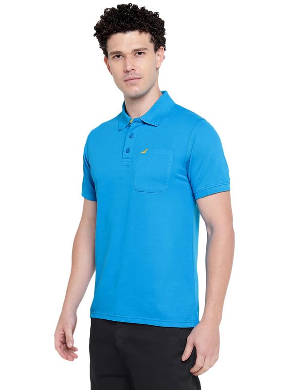 Image of AMERICAN CREW Polo Collar T-Shirt for Men with Pocket