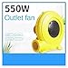 LIBODD 550W Inflatable Blower Centrifugal Blower Dust Exhaust Electric Blower Giant Inflatable Model Blower Wide Application