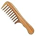 Produktbild Cestbon Sandelholz Hölzerne Haar Kamm Anti-Statik Griffkamm Breite Zähne Für Lockiges Haar,Braun