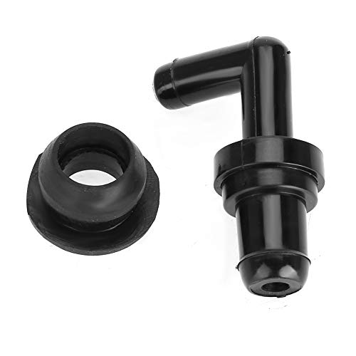 Válvula PCV, válvula de ventilación del cárter CV, Kit de válvula PCV Negra de 90 ° Apto reemplazo para 17130PK1003 17130 PM6 003