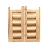 Schwingtüren Innentüren Schiebetür Innen- Louvered Salon Butler Tür mit Automatisch schließen Eigenschaften Unvollendet Holz Salon-Schwingtür zum Weinkeller, 16 Größe