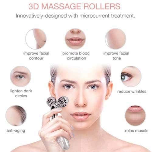 URBANMAC Roller Face Body Massager Lifting Wrinkle Remover, Facial Massage, Skin Tightening, Shaping Massage Roller 5 41Vfn cCqqL