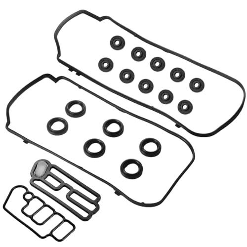 Image of VS50773R Valve Cover Gasket Seal, Compatible with 2009-2017 Acura RDX MDX RL TL TSX ZDX, 2008-2016 Honda Accord Crosstour Odyssey Pilot Ridgeline 3.5L 151081801 VS50559