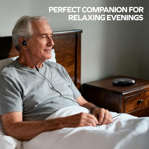 Image of Coby Portable CD Player, 60 Second Anti Skip, FM Radio, CD Player for Car | CD-R /CD-RW /MP3 Playback, 2 AA or USB Power, Stereo Earbuds Included, Simple Buttons, Clear LCD