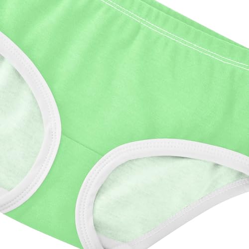 Joisal Girls Underwear Toddlers 2t Cotton Girl Panties Cute Colorful Kids Briefs Undies Pale Green4