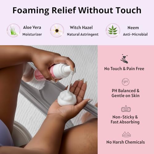 Image of B-Arm Perineal Healing Foam & Cooling Pad Liners for Postpartum Care | Helps Relieve Perineal Pain, Swelling & Hemorrhoids | Supports Speed Healing, Soothes Itching & Irritation After Normal Delivery