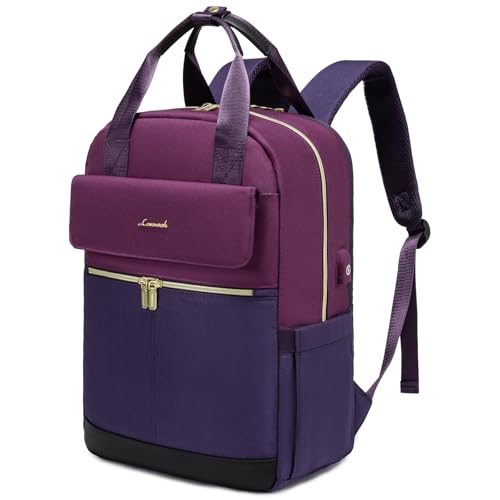 LOVEVOOK Sac à dos pour femme, sac à dos pour ordinateur portable pour adolescentes et filles avec compartiment pour ordinateur portable, sac à dos de...