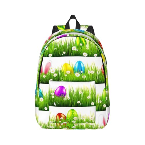 Sac à dos d'infirmière ergonomique à motif œuf de Pâques pour femme