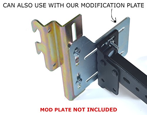 Ronin Factory Hook On Bed Frame Brackets Adapter for Headboard Extra Heavy Duty, Set of 2 Brackets with Hardware, 711 Bracket, Bolt-On to Hook-On Conversion - Thumbnail 6