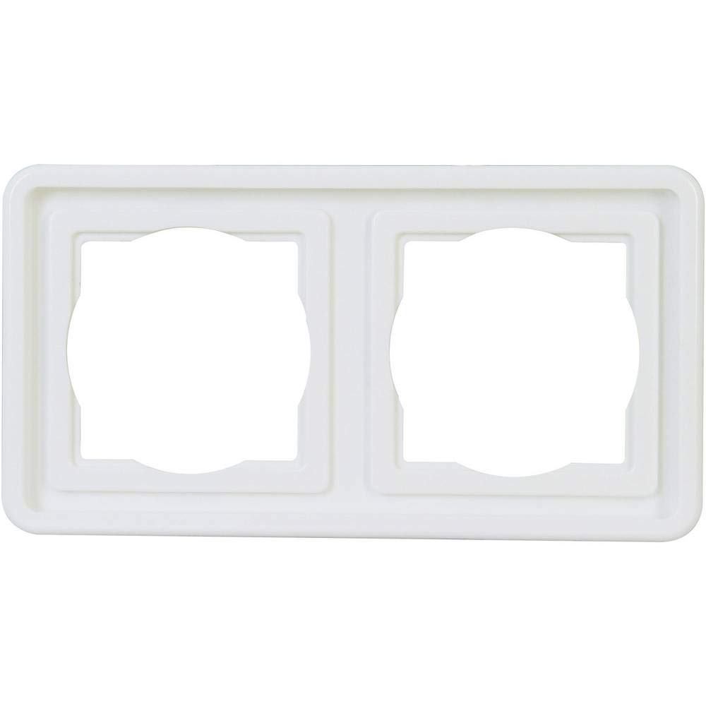 Kopp Standard Flush-Mounted Wet Room 2-Way Cover Frame for Vertical and Horizontal Installation UP FR IP44 Arctic White 302402074