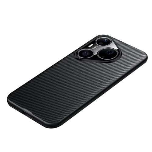Coque Huawei Pura 90 Pro magnétique antichoc en fibre de carbone
