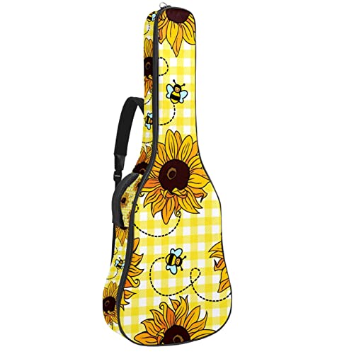 Housse de protection imperméable en tissu Oxford pour guitare électrique avec poignée latérale rembourrée Empreintes de chien, Multicolore 10., 42.9×16.9×4.7 in, Sacs pour guitare acoustique - Les Beatles, Paul McCartney, John Lennon, RIngo Starr, George Harrison Housse de protection imperméable en tissu Oxford pour guitare électrique avec poignée latérale rembourrée Empreintes de chien, Multicolore 10., 42.9x16.9x4.7 in, Sacs pour guitare acoustique