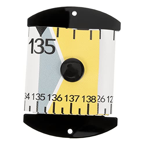 Kisangel 5pcs Portable Fish Ruler Accurate Measuring Tool for Outdoor Fishing Compact and Lightweight Foldable Ruler for Catch Release for Crappie and Bass Measurement