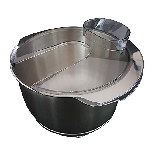 Preisvergleich Produktbild Edelstahl Rührschüssel mit Spritzschutz für Bosch MUM5