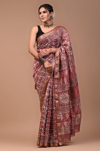 Eddika maroon maheshwari silk saree – image 2