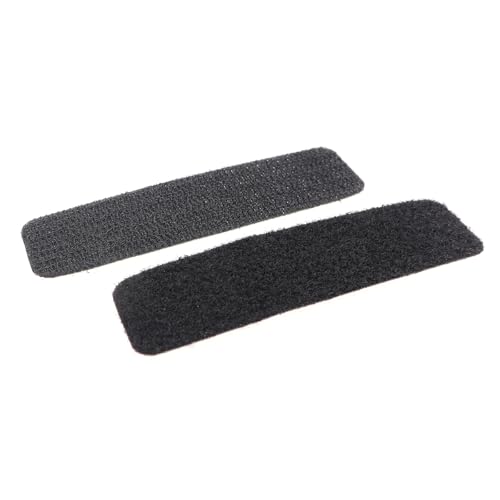 Image of 16PCS Double Sided Adhesive Tape 4x1in Rectangle Non Tracking Double Sided Backed Adhesive Snap Sofa Carpet Screen Stickers Double Sided Adhesive Strips Black