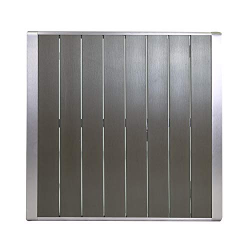 Christopher-Knight-Home-Louie-Coral-Outdoor-Dining-Anodized-Aluminum-Faux-Wood-Table-Top-Square-Gray-35-Silver-Gray Christopher Knight Home Louie Coral Outdoor Dining Anodized Aluminum Faux Wood Table Top Square Gray 35 Silver Gray