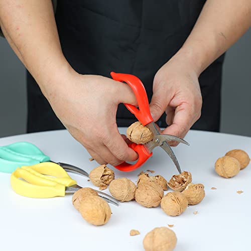 6-inch Multi-Function Kitchen Shears Seafood Scissors for Kitchen Seafood,Fish,Crab,Shrimp ,Lobster,Vegetable picking,flower art etc