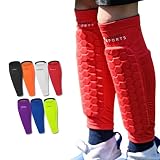 Advanta Sports Soccer Shin Guards for Kids Youth - Protective Soccer Gear Boys, Girls - Adults Men W