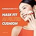 TIRTIR Mask Fit Ai Filter Cushion Foundation | AI-Like Semi-Matte Finish - Up to 72-Hour Medium to Full Coverage Korean BB Cushion Make up Beauty, #17C Porcelain, 0.63 Fl Oz