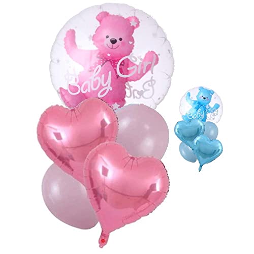 DIWULI It’s a Girl Ballons Set - Baby Shower Fille