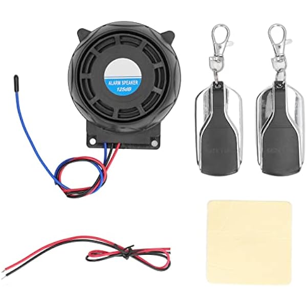 Osłona Breloka丨 Motocyklowy System Alarmowy, Motocyklowy System Alarmowy Anti Theft 2 Pilot 12V Wodoodporny Uniwersalny do Motocykli Bluebooth do Samochodów
