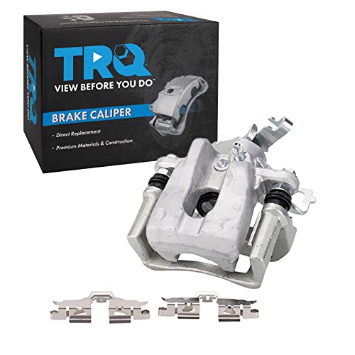 Image of TRQ Rear Right Brake Caliper w /Bracket Passenger Side