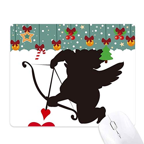 Alfombrilla de ratón navideña con diseño de ángel Cupido, ideal para regalar