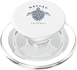 Nassau Bahamas Tortuga Tortuga Tribal Buceo Pesca PopSockets PopGrip para MagSafe