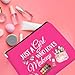 Make Up Cosmetic Bag Gifts for Women Sister Daughter, Just a Girl Who Loves Makeup Bag Zipper Makeup Pouch