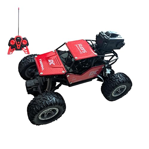 Image of Amigo Off Roader Rechargeable Remote Control Monster Truck| Toy Cars for Boys | Lithium Battery | Toys for Kids 5 Years 5+ | Remote Control Car for Kids | Made in India, Red