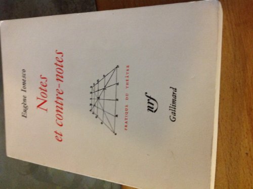 NOTES ET CONTRE-NOTES (IDEES) [French] 2070351076 Book Cover