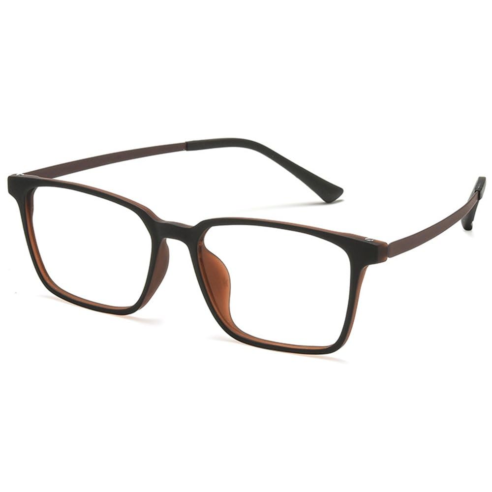 Męskie oprawki do okularów, proste, lekkie, elastyczne, okulary retro z czystego tytanu, okulary męskie