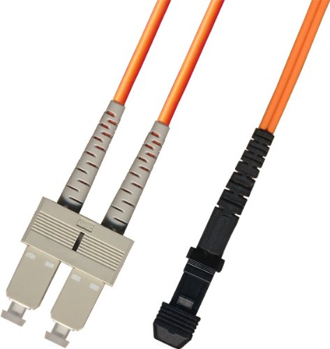 30M Multimode Duplex Fiber Optic Cable (62.5/125) - SC to MTRJ