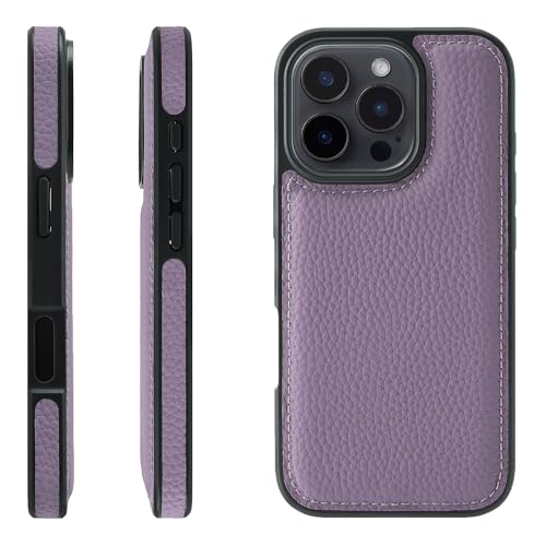 HANATORA for iPhone 16Pro �P�[�X �{�v �ϏՌ� �o���p�[�^ �X�}�z�P�[�X �X�}�z ���ʖ{�v �V�������N���U�[ �M�t�g �p�[�v�� WPG-16Pro-Purple