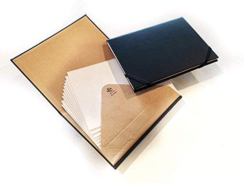 Field Artist 5 x 7 in. Watercolor POCHETTE - Masters Series Box Set with 25 Loose Sheets of 300 GSM, Cold Press, Acid-Free, 100% Recycled Watercolor Paper