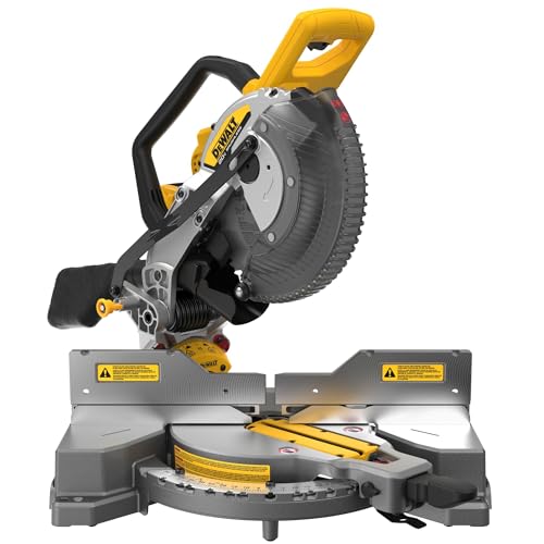 DEWALT 20V MAX XR 10 in. Double Bevel Fixed Miter Saw Kit (DCS714WW1)