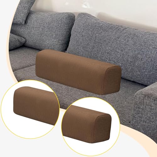 Coussin d'accoudoir rectangulaire déhoussable et lavable - 8