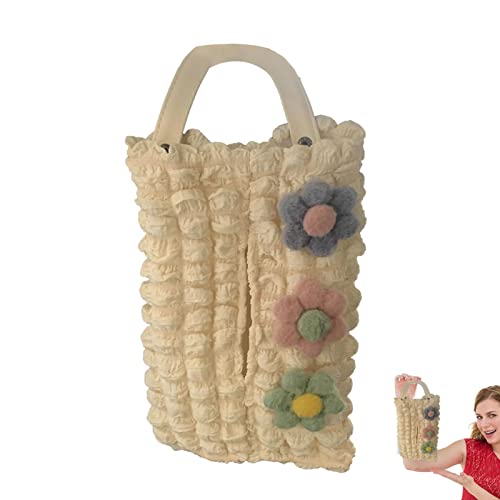 Suporte de tecido para carro | Assento de carro de grade dobrável pendurado caixa de papel - Suporte